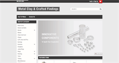 Desktop Screenshot of metalclayfindings.com