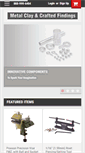 Mobile Screenshot of metalclayfindings.com